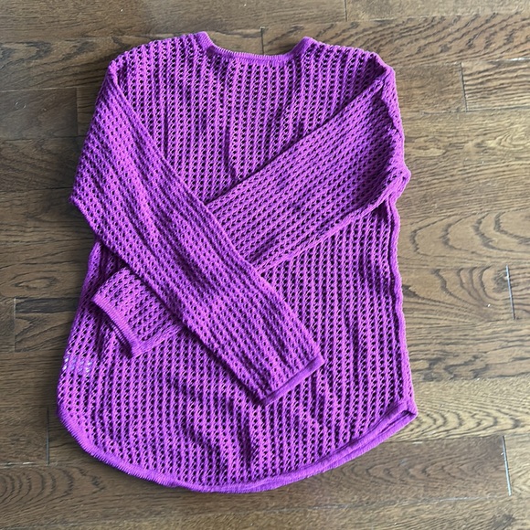 Jeanne Pierre Crochet Pink Sweater - Size S - Excellent Condition - Picture 7 of 7